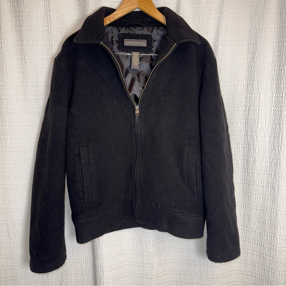 Banana Republic Wool Black Jacket
